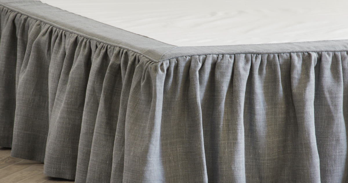Bianco Mustard Made to Measure Bed Valance