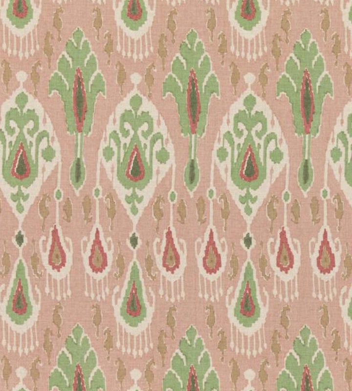 Ikat Bokhara - 02 Rose/Green