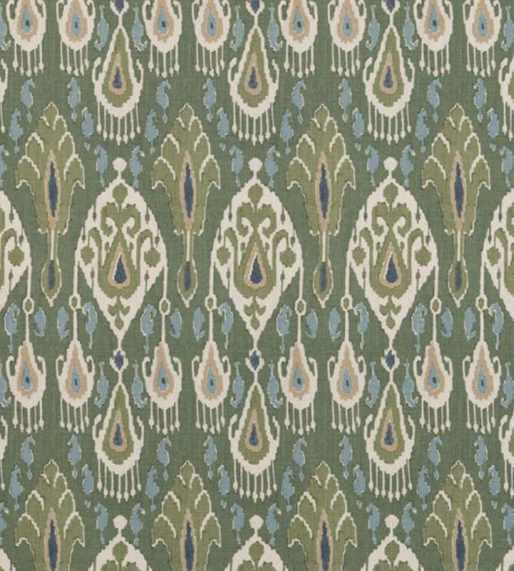 Ikat Bokhara Linen - 03 Emerald