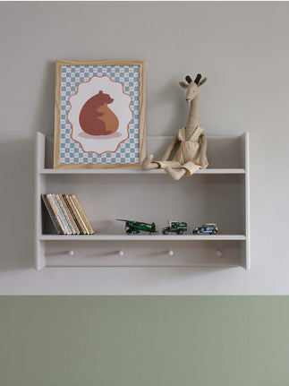 Children's Ripley Shelf with Hanging Pegs