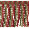 Bullion fringe - Red-Green